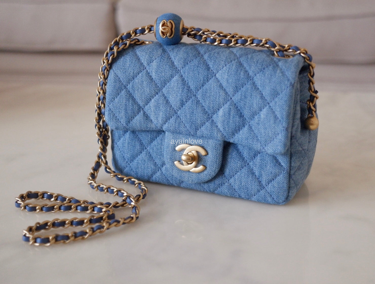 Chanel flap bag denim Clearance
