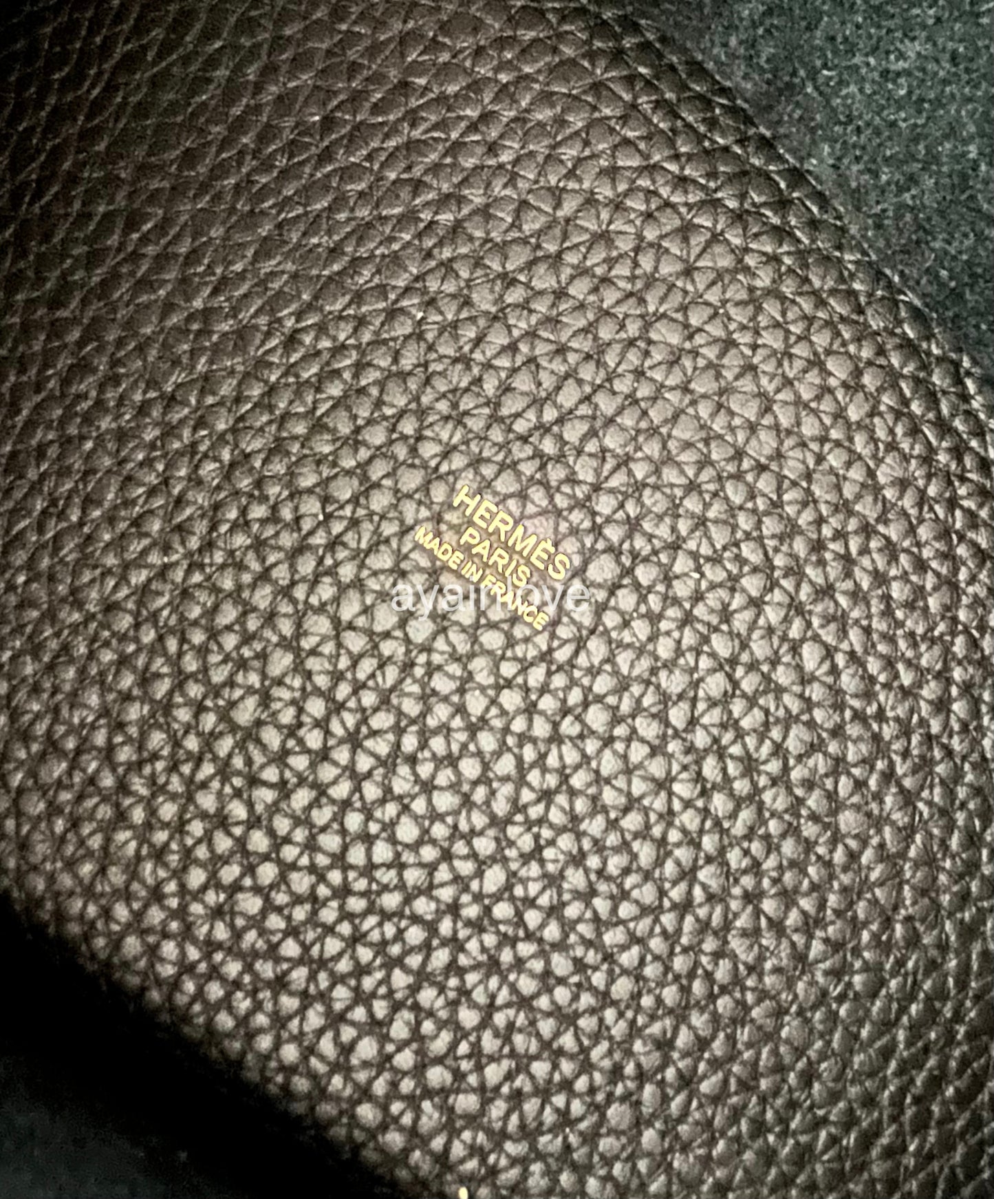 HERMES Picotin Lock 22 Noir Black Taurillion Clemence Gold Hardware U Stamp