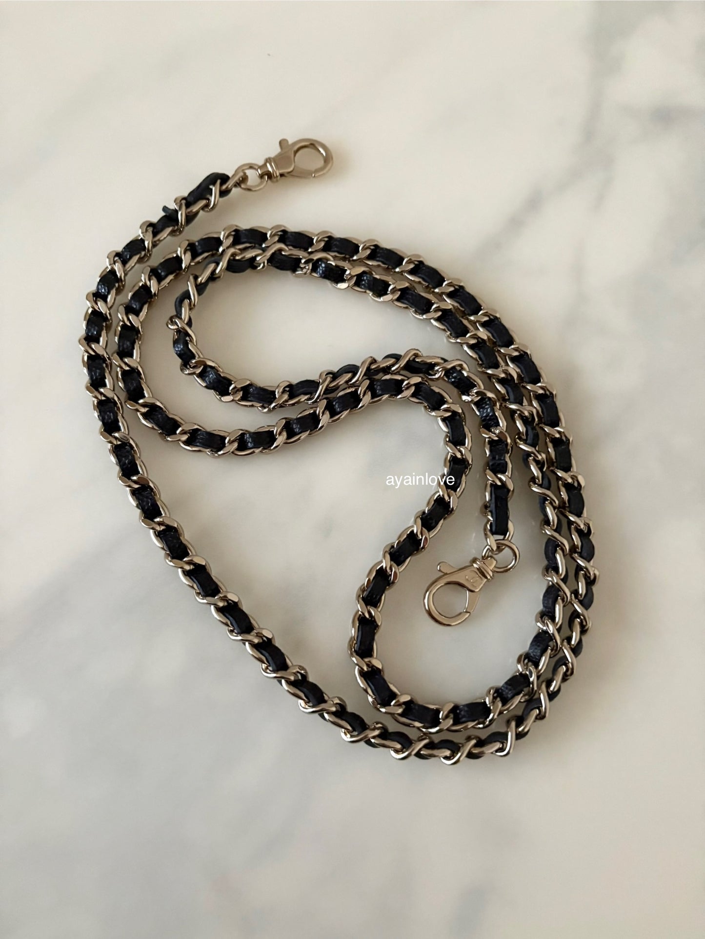 CHANEL 2025 Black Caviar Top Handle Flat Vanity on Chain Light Gold Hardware