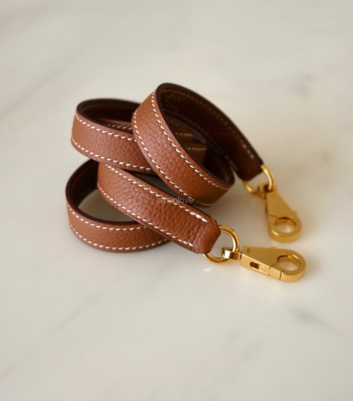 HERMES Kelly 25 Gold Togo Retourne Gold Hardware D Stamp