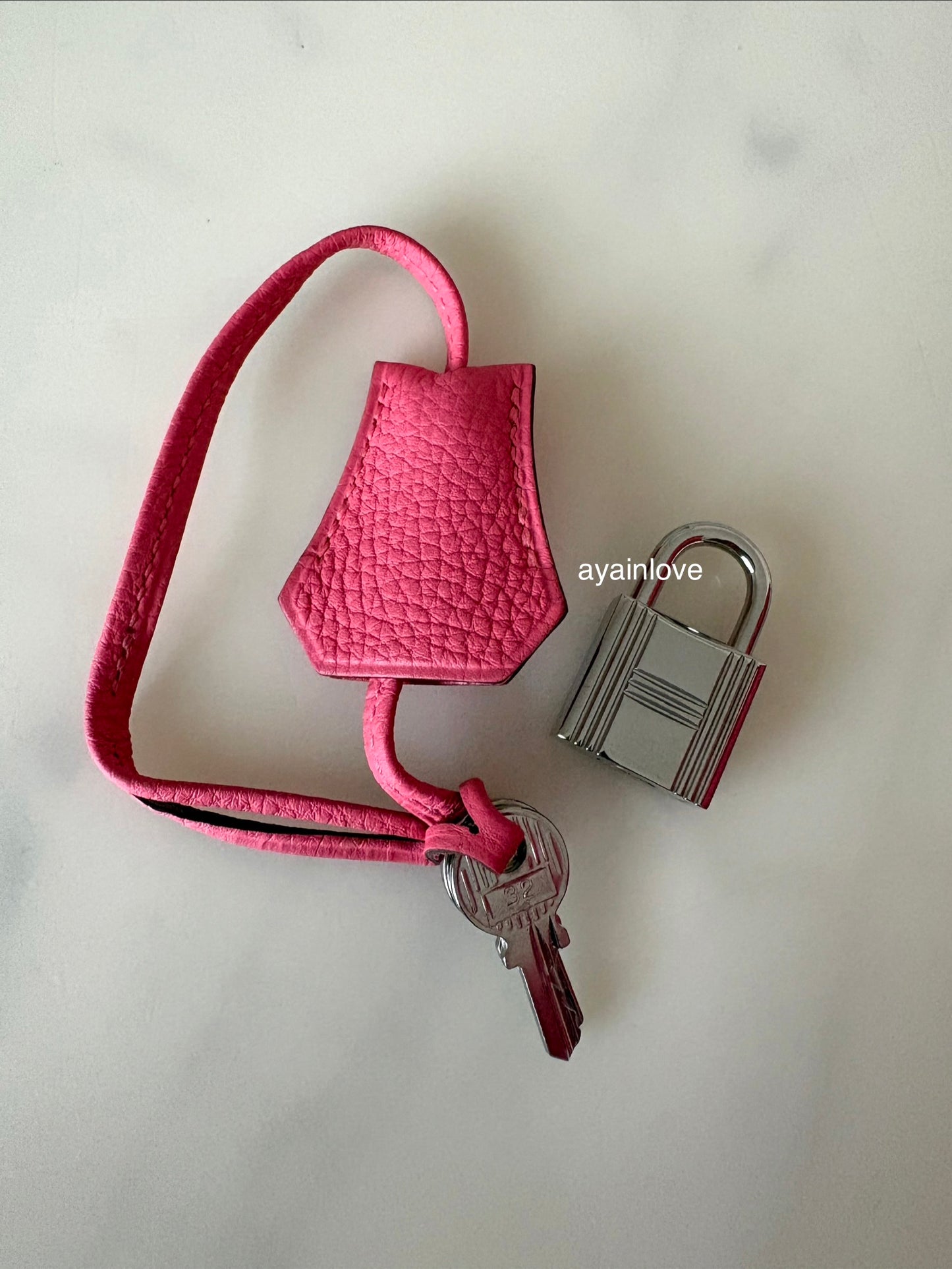 HERMES Kelly 35 Pink Rose Lipstick Togo Palladium Hardware Q Square Stamp