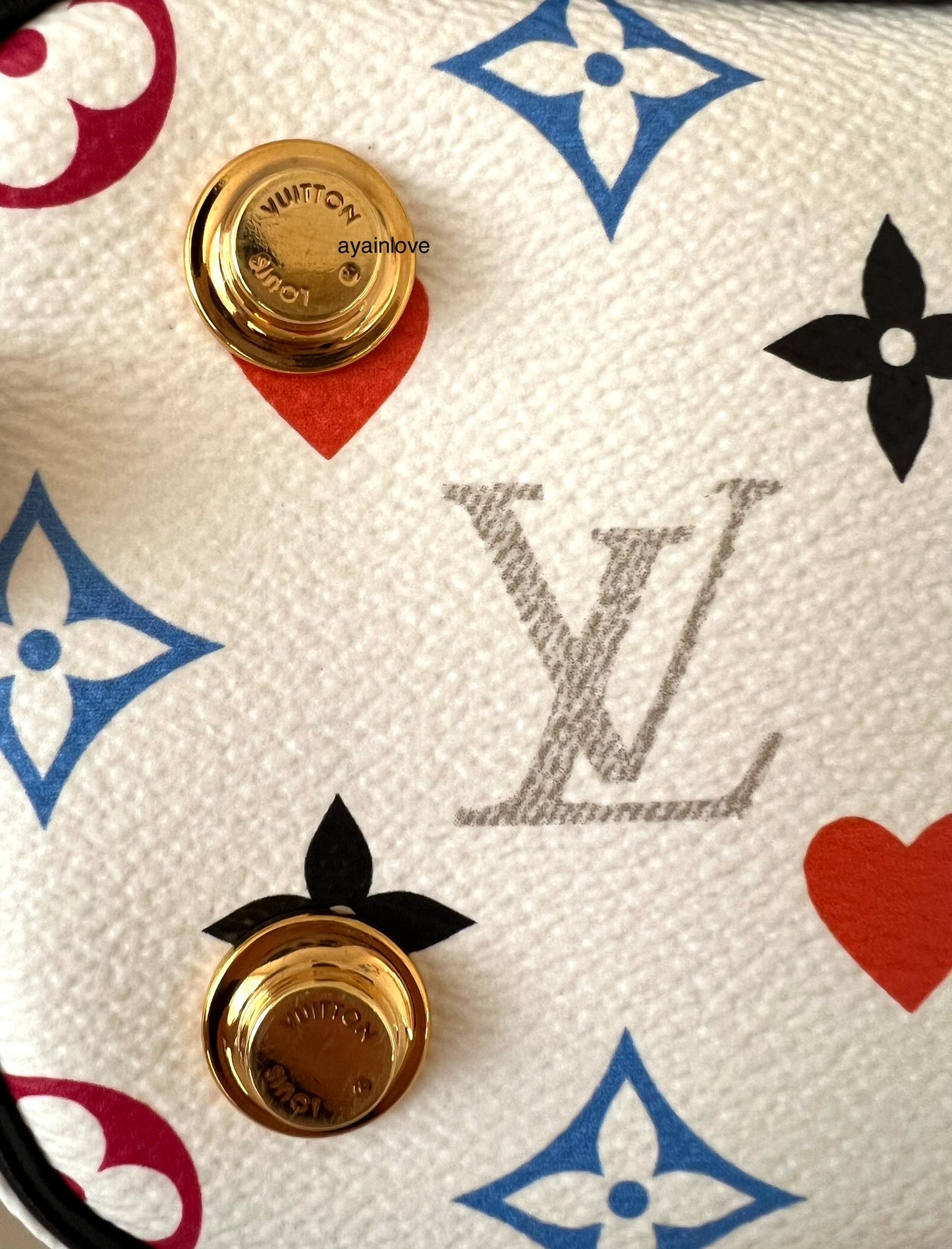 LOUIS VUITTON LV Vanity PM Game On White Gold Hardware
