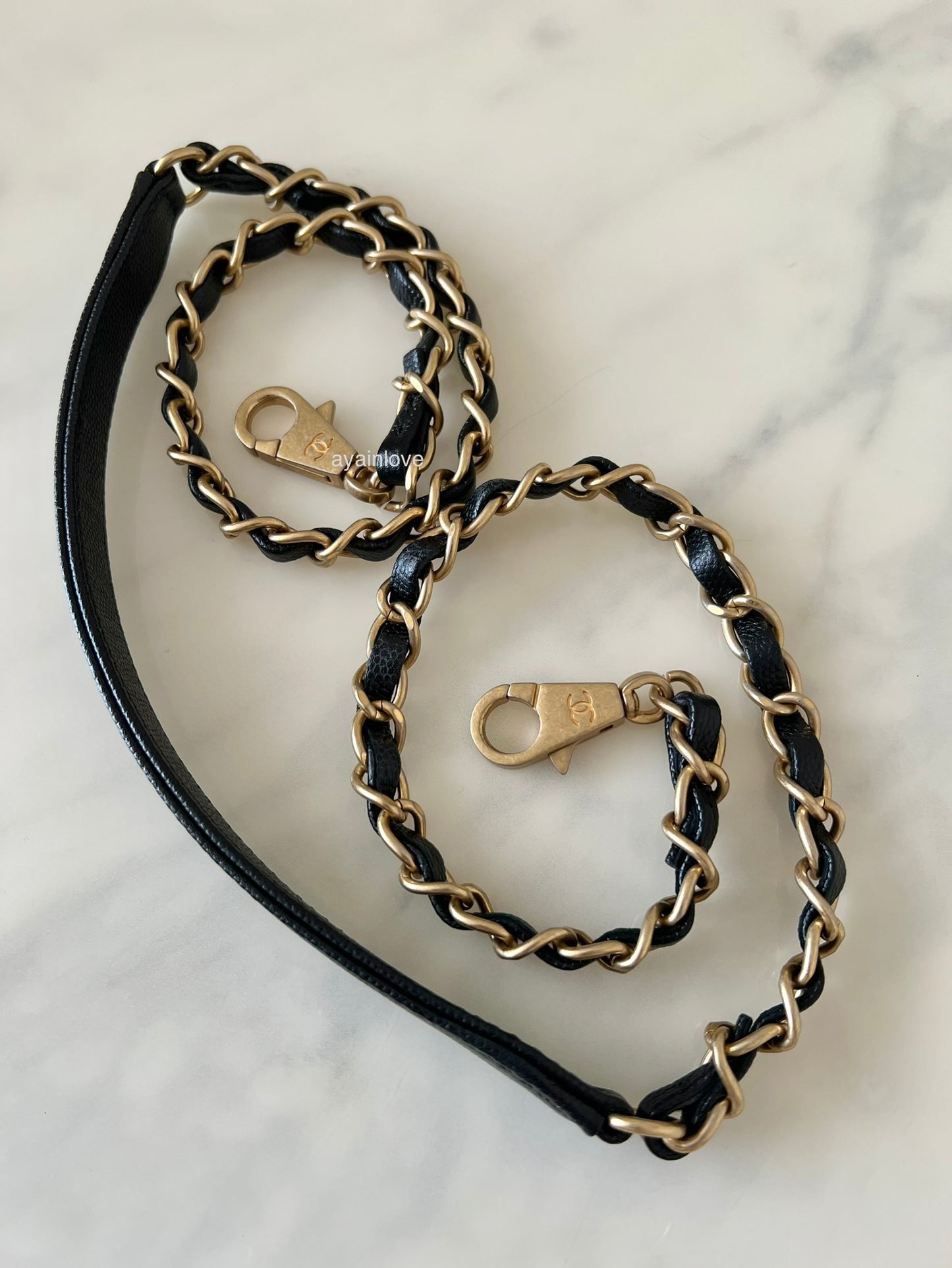 CHANEL Black Caviar Chevron Medium Coco Handle 29 cm Flap Bag Brushed Gold Hardware