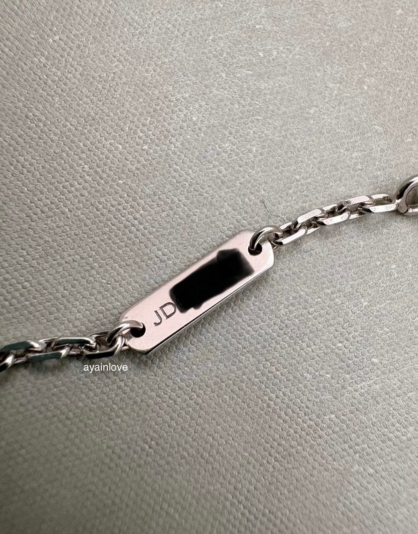 Van Cleef Arpels VCA White Mother of Pearl Magic Alhambra Pendant Necklace 18KT White Gold