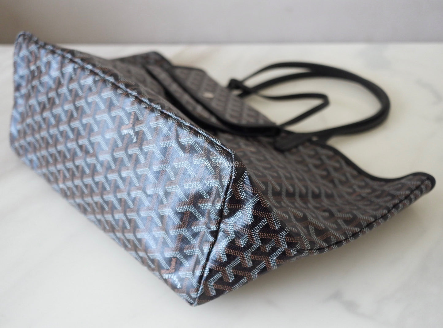 GOYARD St Saint Louis PM Black Tote Bag 2018