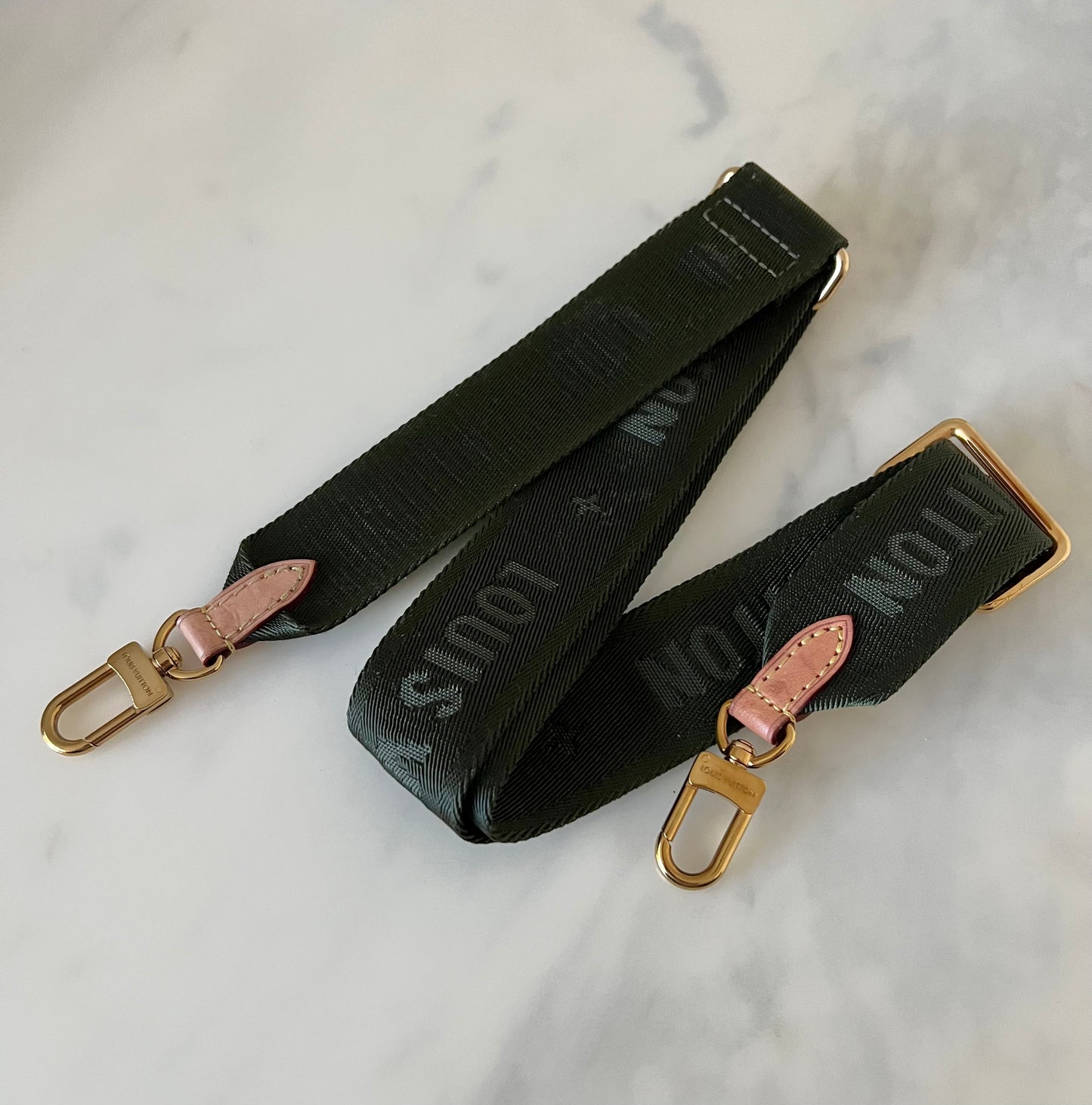 LOUIS VUITTON LV Monogram Multipochette Accessories Khaki Gold Hardware