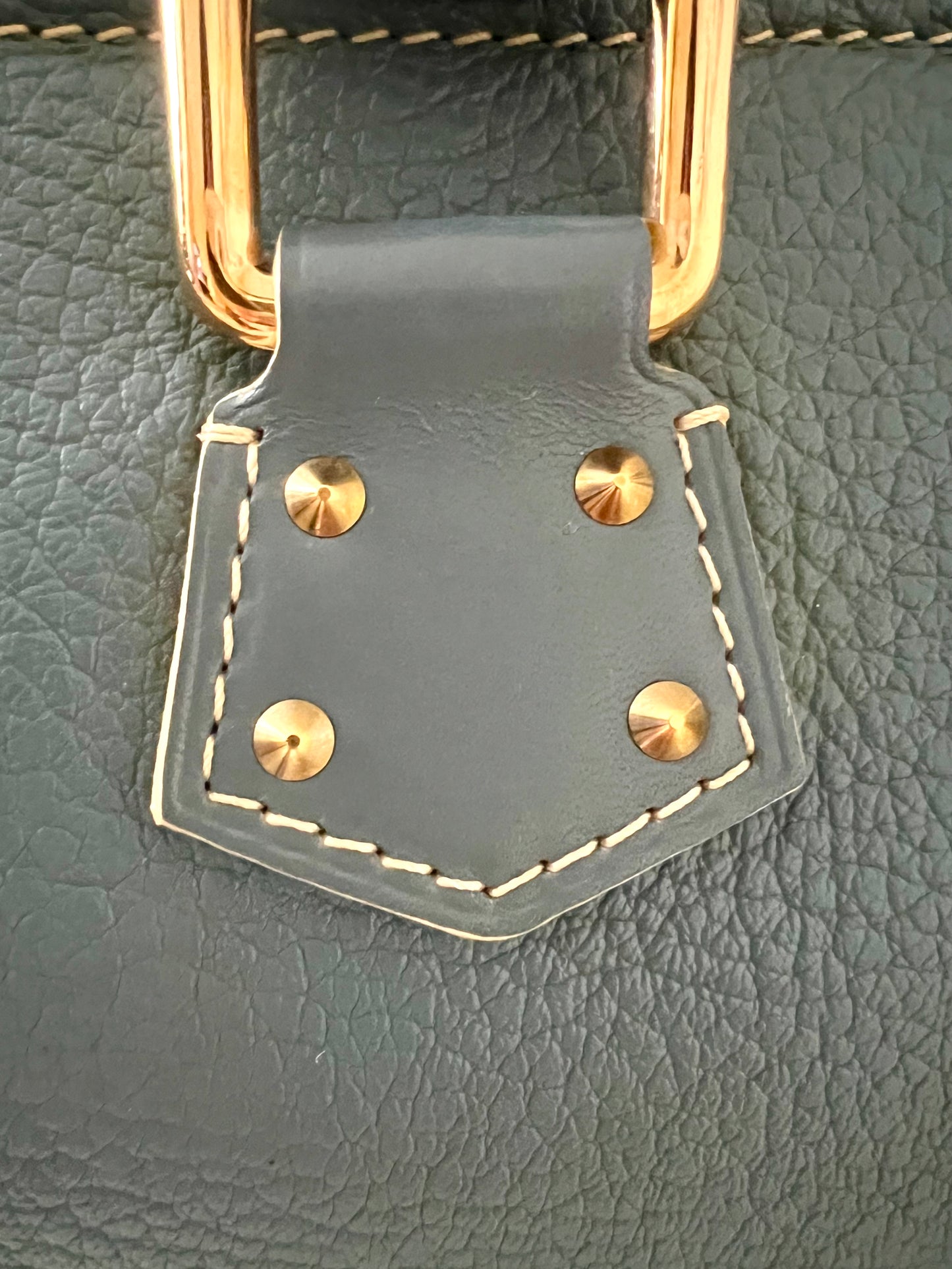 LOUIS VUITTON Suhali L’Epanoui PM Blue Bag Gold Hardware