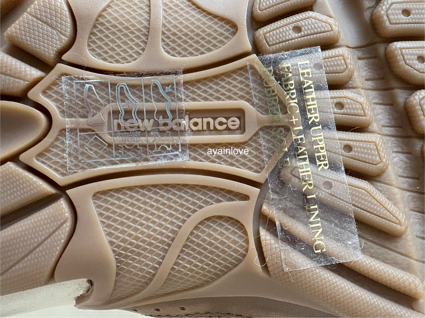 Miu Miu x New Balance 530 SL Brown Cinnamon Bleached Calfskin Mules Loafers Shoes Size 38 EU