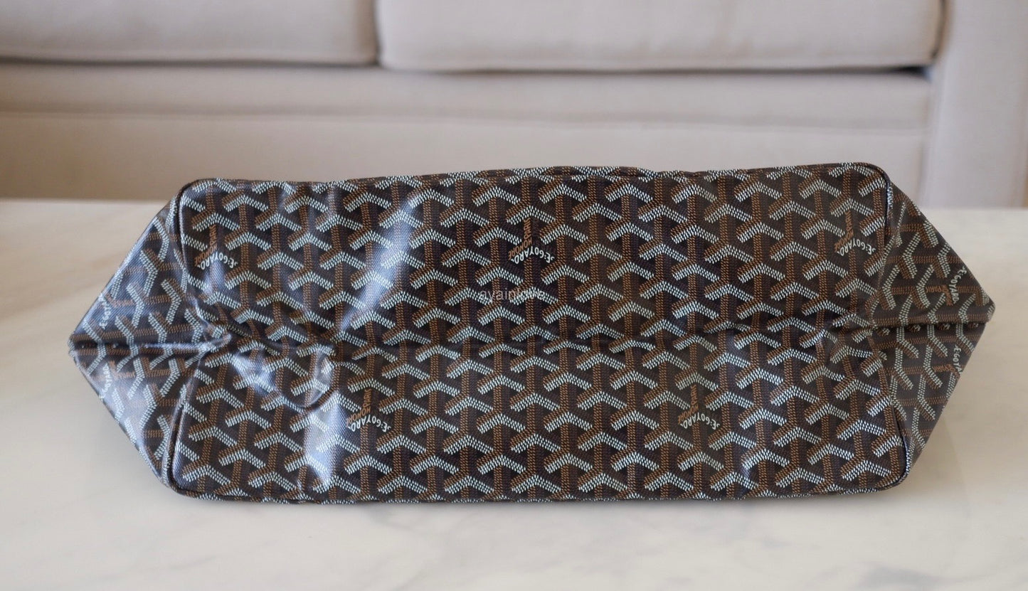 GOYARD St Saint Louis GM Black Tote Bag