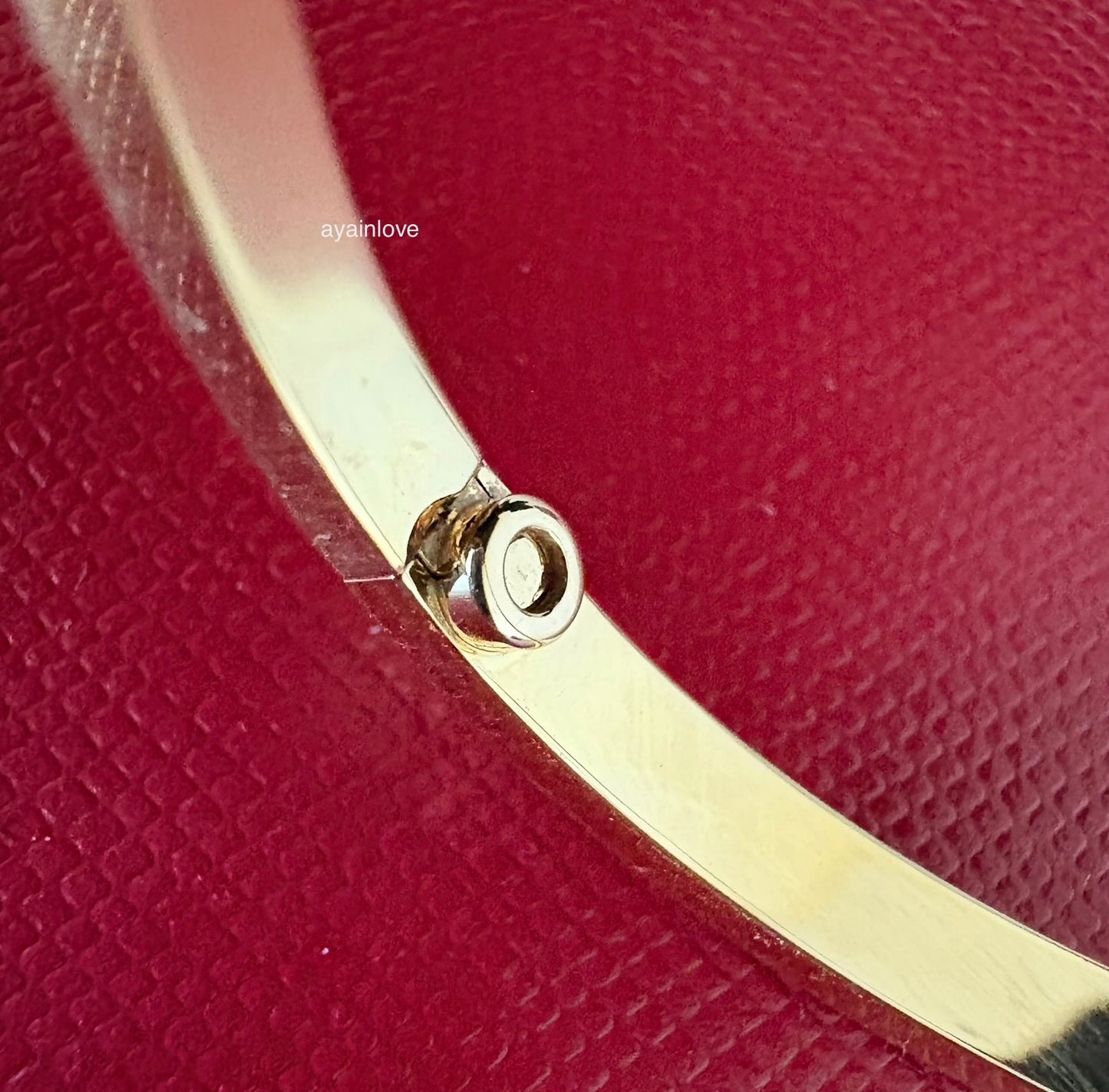 CARTIER 18KT Rose Gold LOVE Small Model Bracelet Size 16