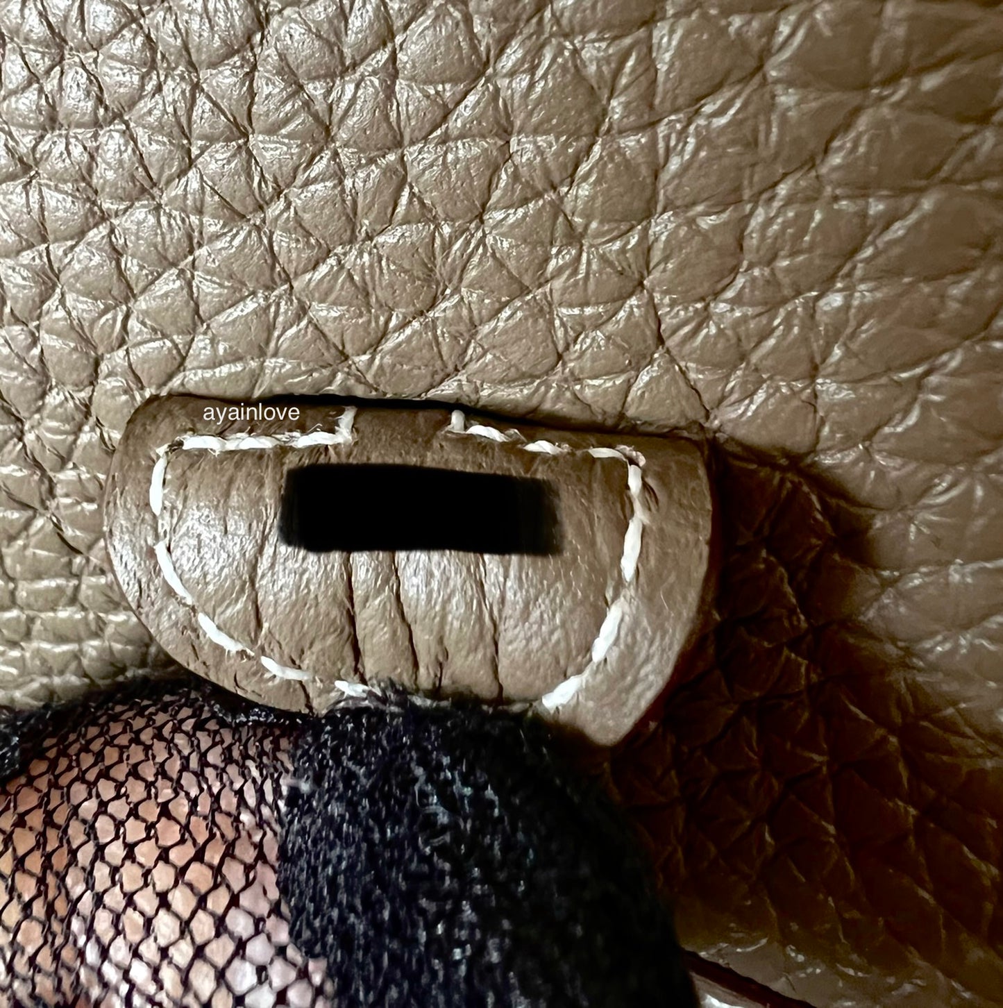 HERMES Mini Evelyne TPM 16 Amazone Etoupe Clemence Gold Hardware B Stamp