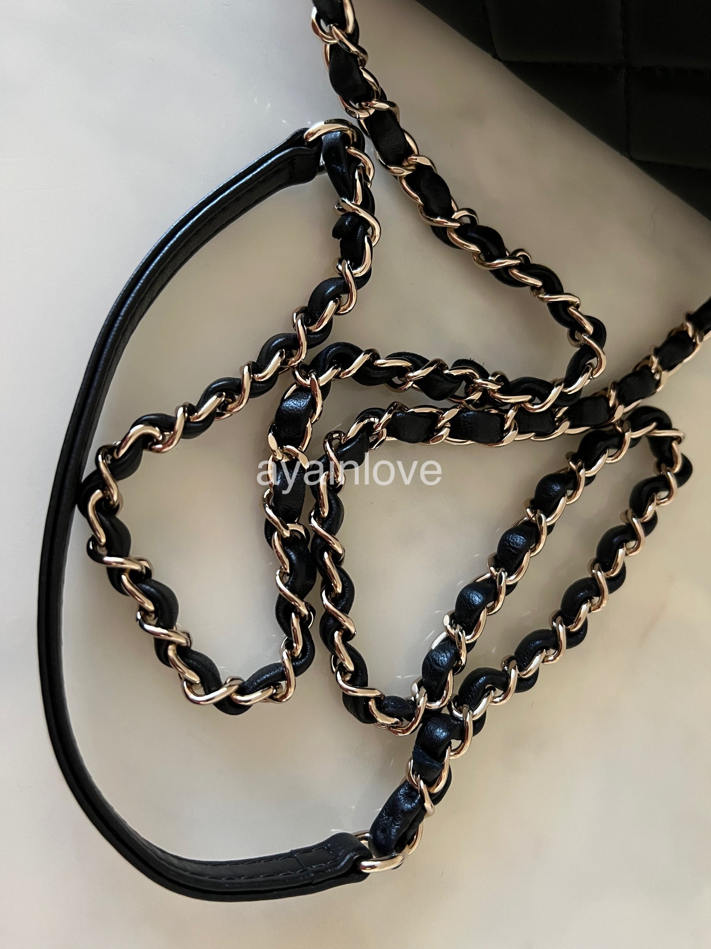 CHANEL 21K Black Lamb Skin Quilted Small Secret Box Vanity Bag Light Gold Hardware