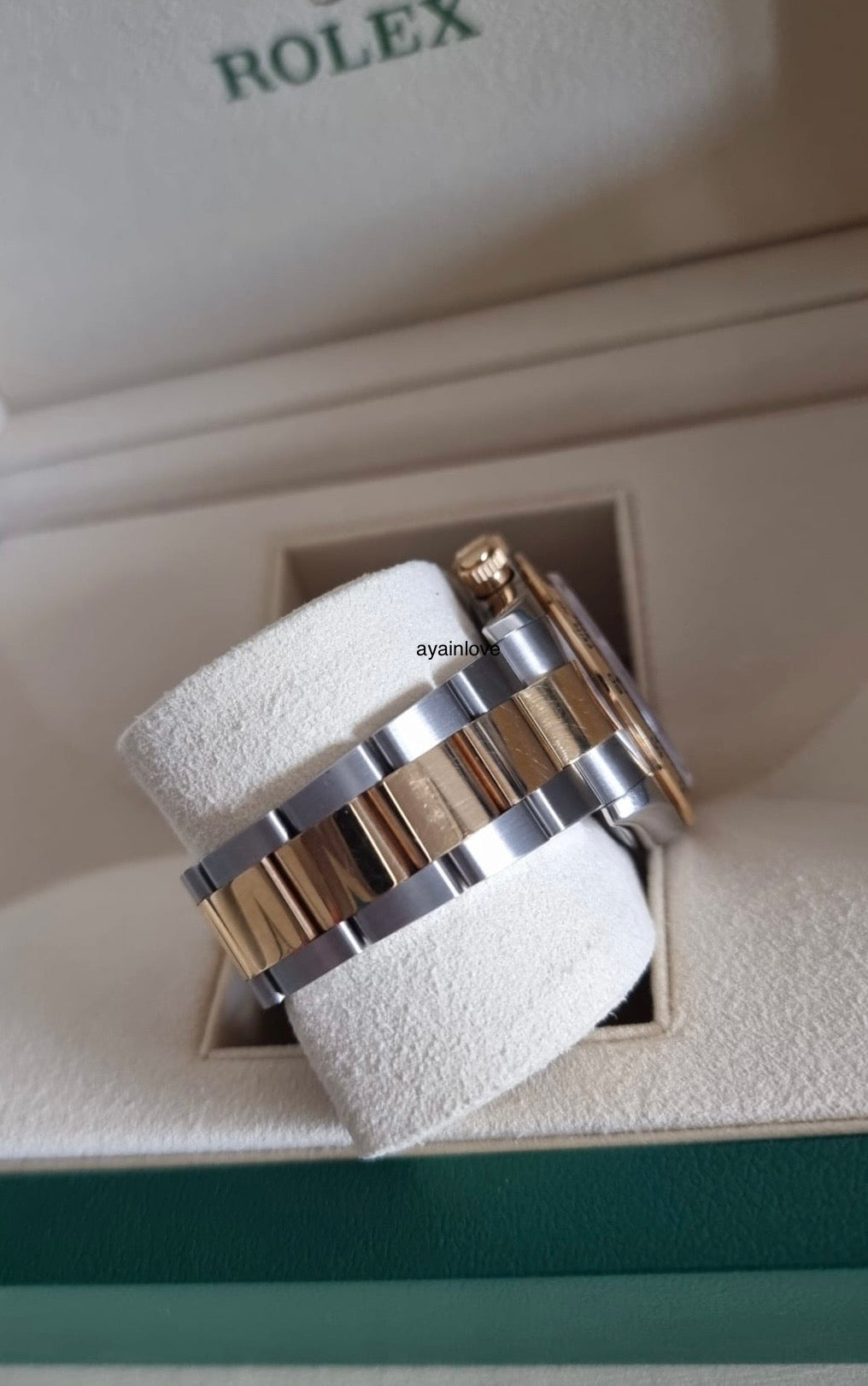 ROLEX Daytona Cosmograph 40 Black Dial Two-Tone Gold Oystersteel 116503