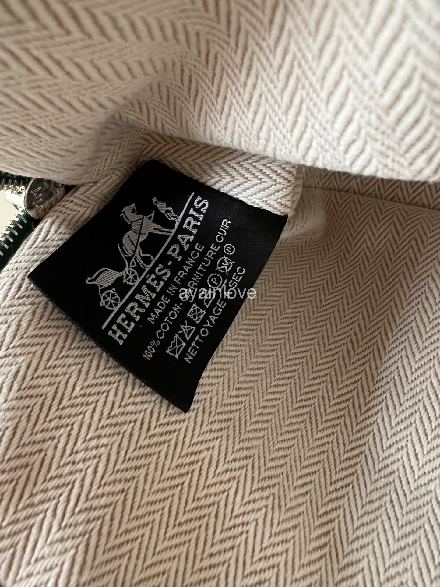 HERMES Bolide Mini Pouch Crazy H Menthe