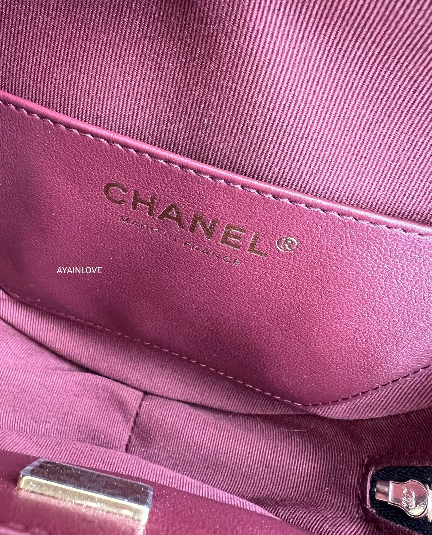 CHANEL 22S Black Large Heart Bag CC in Love Light Gold Hardware