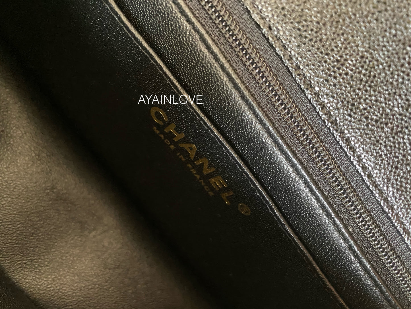 CHANEL 21S Black Caviar Top Handle Rectangular Mini Gold Hardware