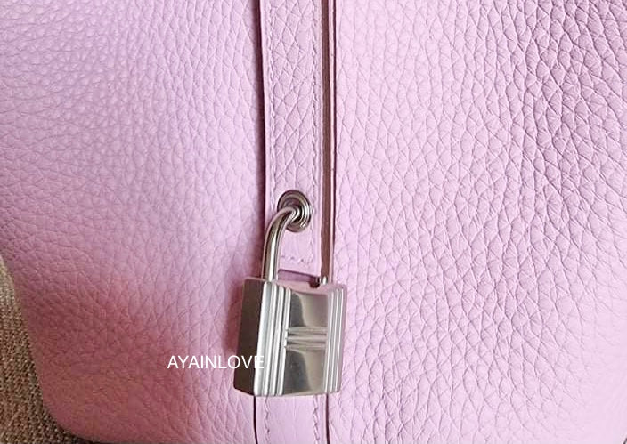 HERMES PICOTIN 18 TAURILLON CLEMENCE MAUVE SYLVESTERE PALLADIUM HARDWARE (STAMP Z) *NEW*