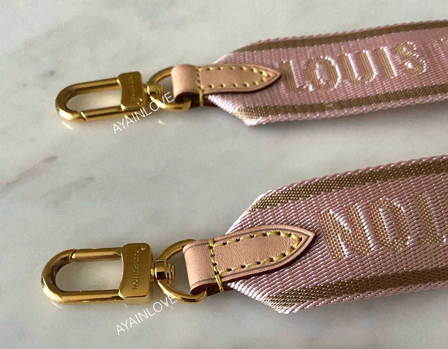 MULTIPOCHETTE ACCESORIES MONOGRAM ROSE CLAIR GOLD HARDWARE