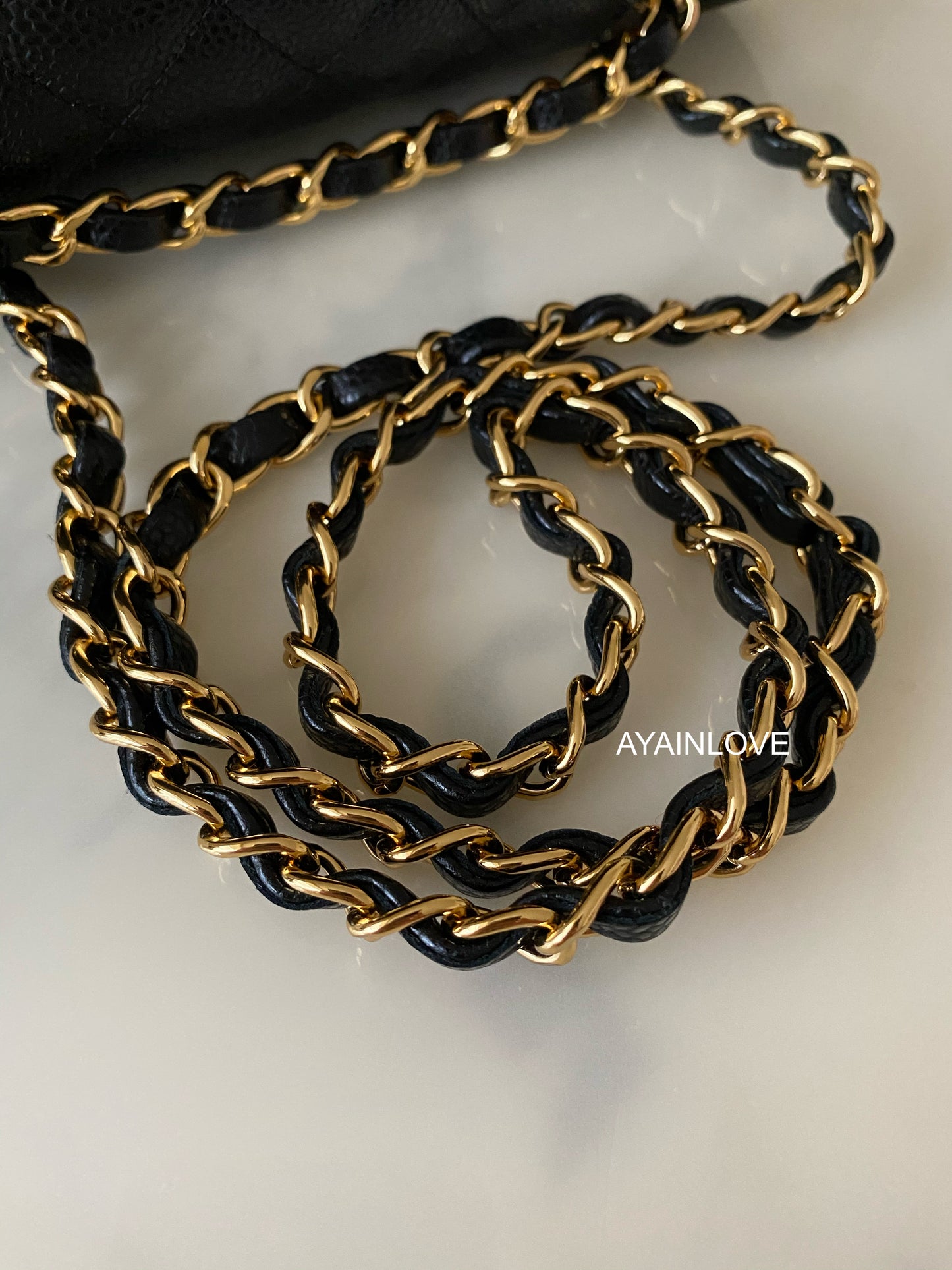 2021 BLACK CAVIAR SMALL CLASSIC FLAP GOLD HARDWARE *NEW*