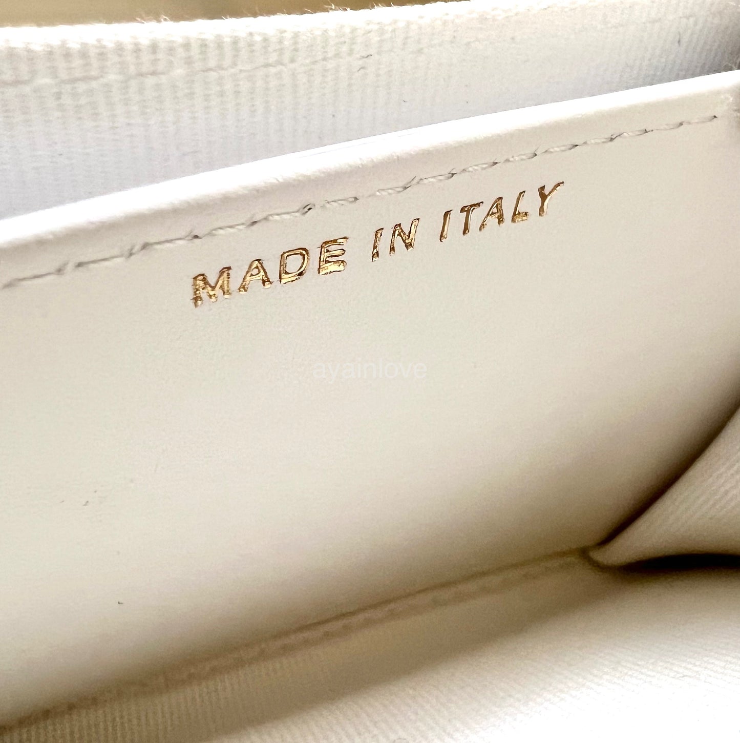 CHANEL White Caviar XL Snap Card Holder Light Gold Hardware