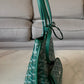 GOYARD Anjou Mini Green Goyardline Canvas/Calfskin Reversible Tote Bag