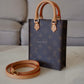 LOUIS VUITTON Petit Sac Plat Monogram Bag