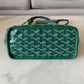GOYARD Anjou Mini Green Goyardline Canvas/Calfskin Reversible Tote Bag