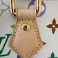 LOUIS VUITTON LV x TM White Multicolour Murakami Speedy 25 Gold Hardware