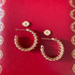 CARTIER Clash 18KT Rose Gold Hoop Earrings Small Model
