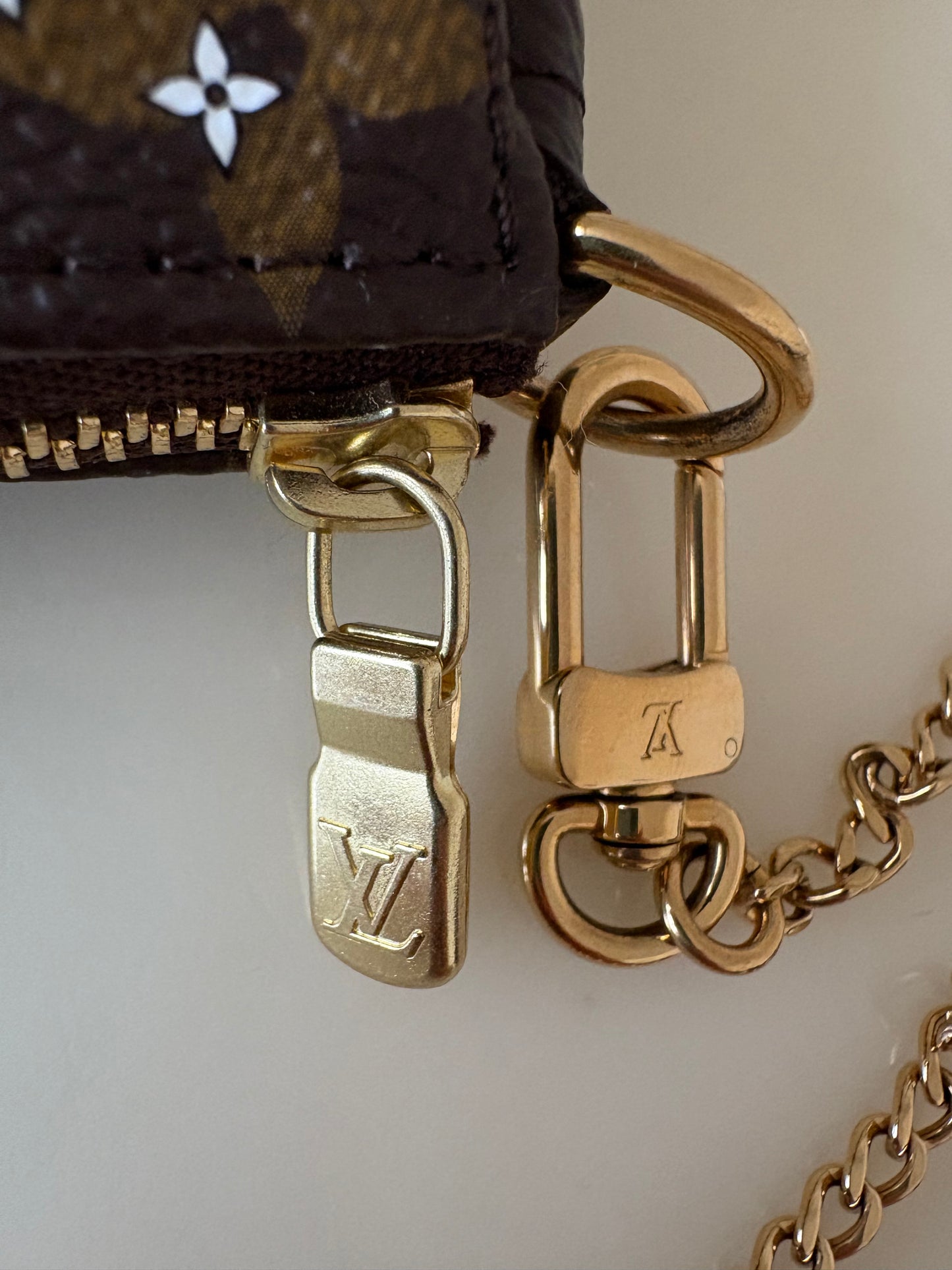 LOUIS VUITTON LV Holiday Limited Edition Vivienne Switzerland Gondola Animation 2022 Mini Pochette Monogram