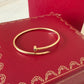 CARTIER 18KT Yellow Gold Small JUC Juste Un Clou Bracelet Size 15