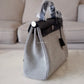 HERMES Herbag Zip 31 Vache Hunter Ecru Noir Palladium Hardware U Stamp