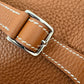 HERMES Halzan 25 Gold Clemence Palladium Hardware B Stamp