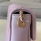 CHANEL 21K Iridescent Pink Caviar My Perfect Square Mini Flap Bag Gold Hardware