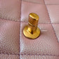 CHANEL 21K Iridescent Pink Caviar My Perfect Square Mini Flap Bag Gold Hardware