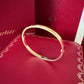 CARTIER 18KT Rose Gold LOVE Small Model Bracelet Size 16
