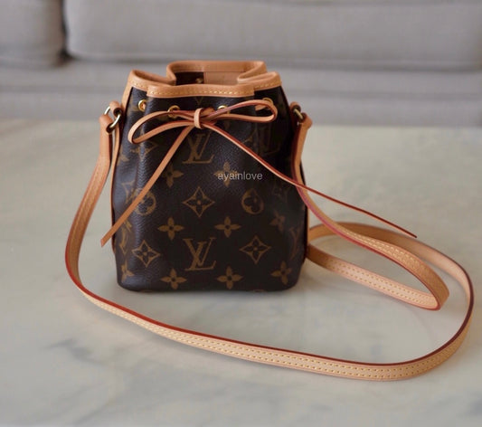 LOUIS VUITTON LV Nano Noe *Old Version* Monogram Canvas Bag