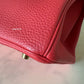HERMES Birkin 35 Togo Rouge Pivoine Gold Hardware R Stamp