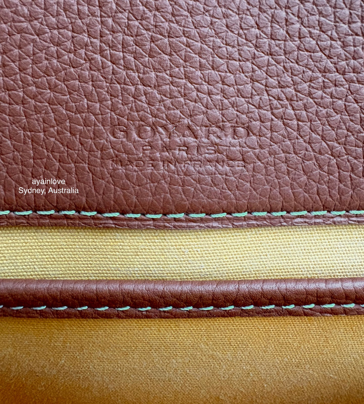 GOYARD Belvedere PM Goyardline Canvas/Calfskin Tan Black Messenger Bag Silver Hardware