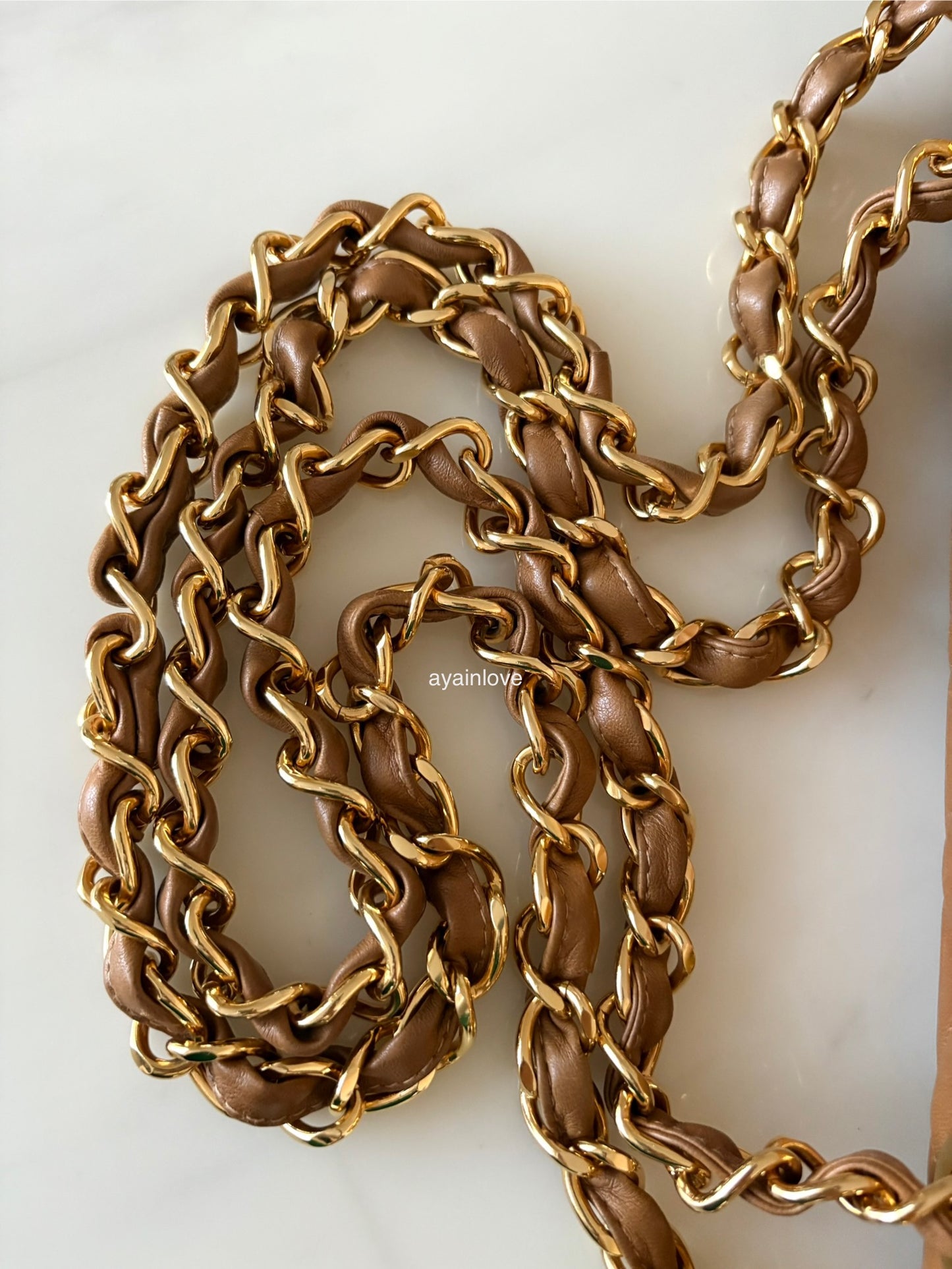 CHANEL Vintage Dark Beige Quilted Jumbo Classic Single Flap Oversized CC Bag 24KT Gold Plated Hardware Series 3