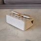 CHANEL 21S Light Beige Caviar Top Handle Rectangular Mini Bag Gold Hardware