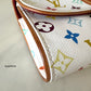 LOUIS VUITTON Courtney White Multicolour Murakami Clutch Bag Gold Hardware