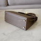 HERMES Kelly 25 Etoupe Epsom Bag Gold Hardware W Stamp