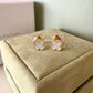 VAN CLEEF ARPELS VCA 18KT Yellow Gold MOP Mother of Pearl Sweet Alhambra Earrings