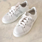 HERMES White Leather Avantage Sneakers Trainers Shoes Size 38 EU
