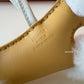 HERMES Budy Ecru/Paille/Craie Wool Leather Bag Charm K Stamp