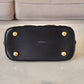 LOUIS VUITTON LV Alma BB Black Calfskin Bubblegram Bag Gold Hardware