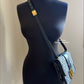 DIOR Montaigne 30 Blue Oblique Jacquard Medium Flap Bag Gold Hardware