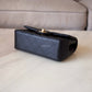 CHANEL Black Lambskin Top Handle Rectangular Mini Gold Hardware