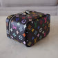 LOUIS VUITTON LV x TM Black Multicolour Murakami Rainbow Nice Mini Bag